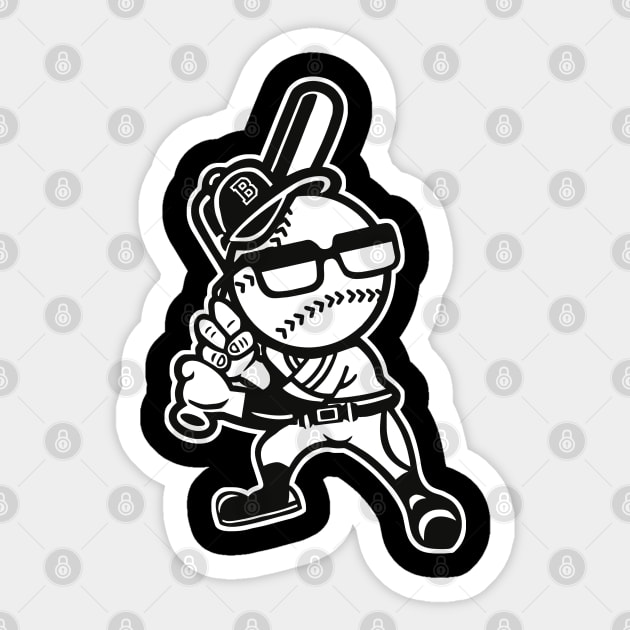 Baseball Player T shirts Sticker by Vine Time T shirts